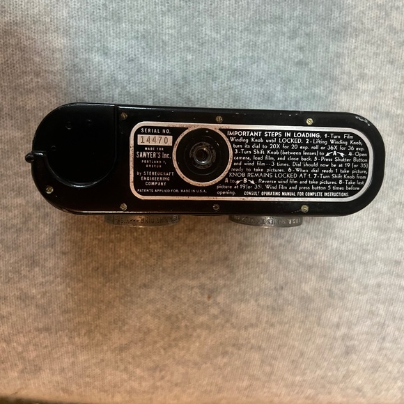 3D Camera w/24” Close-Up Lens Attachment, Vintage View-Master Personal Stereo - Picture 3 of 14